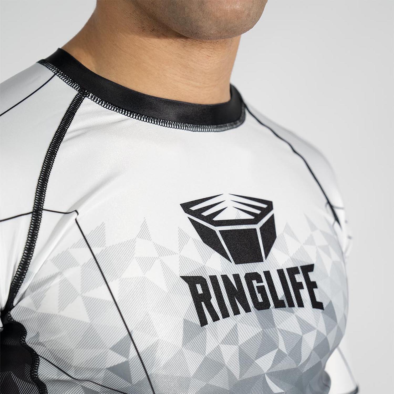 RINGLIFE Rashguard S/S - Transition black-white XL