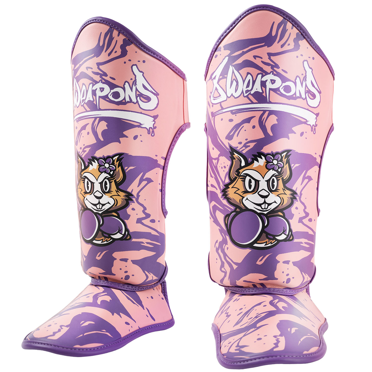 8 WEAPONS Shin Guards, Kids, Jenny, pink, S/M