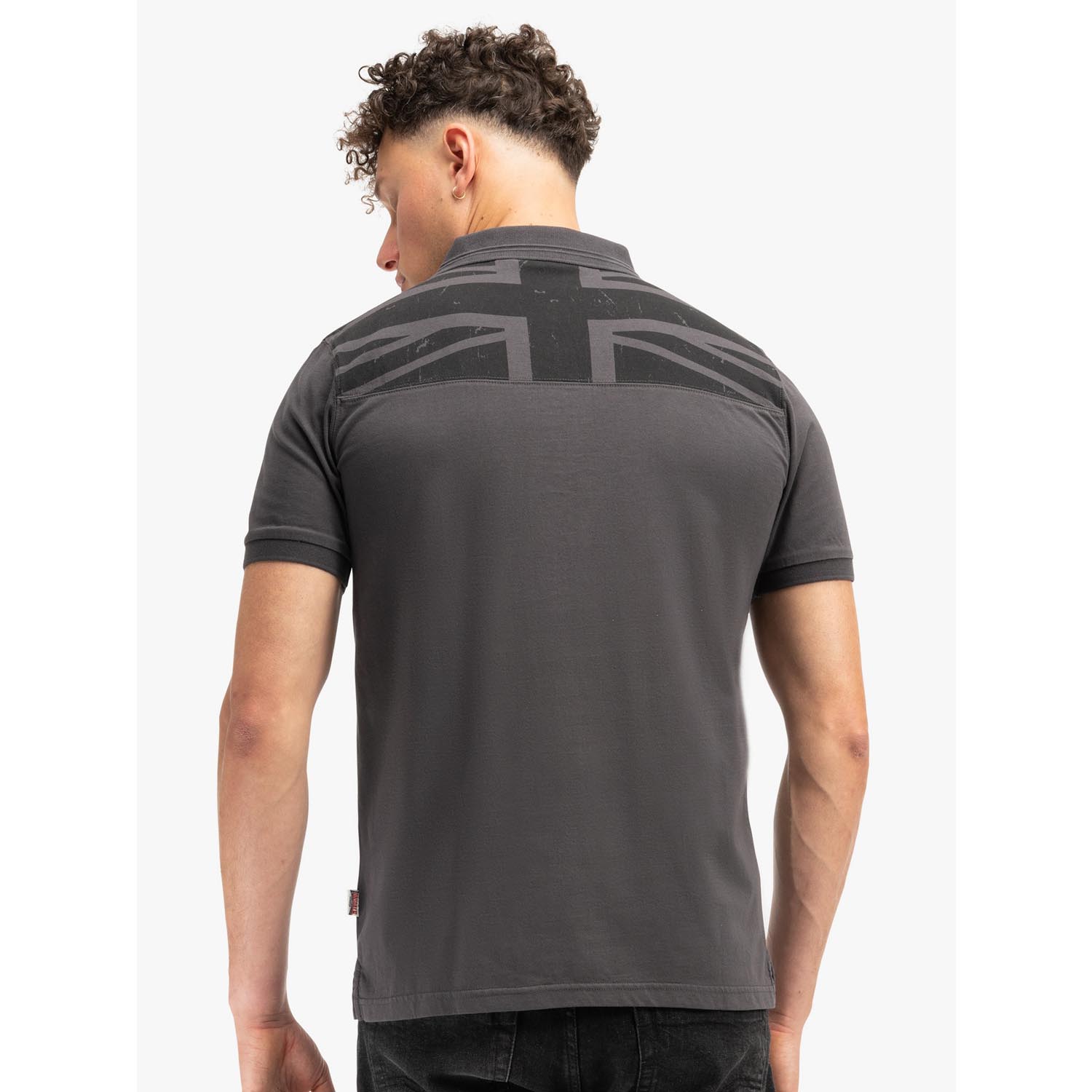 Lonsdale Polo Shirt, Lambston, dark grey, L