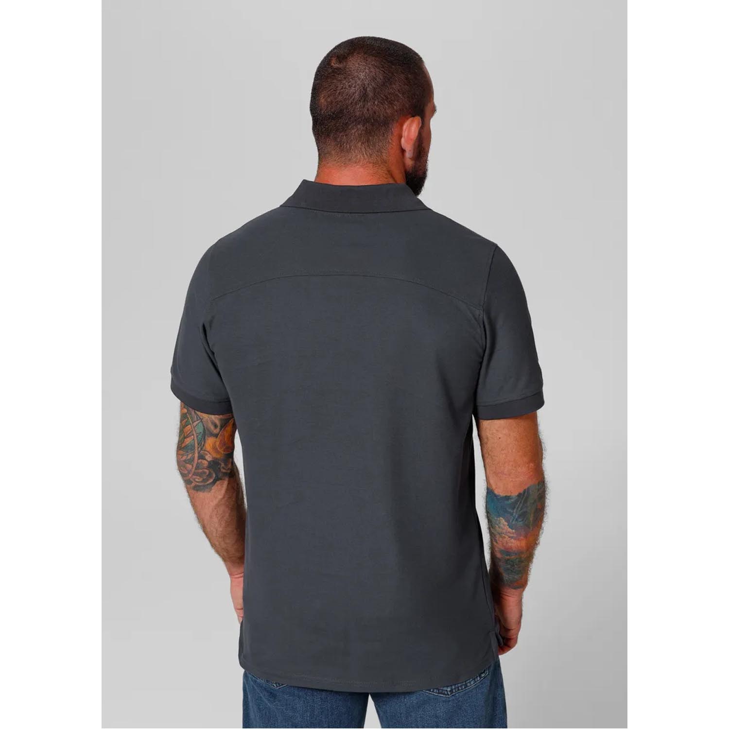 Pit Bull West Coast Polo T-Shirt, Coolmax Rockey, black