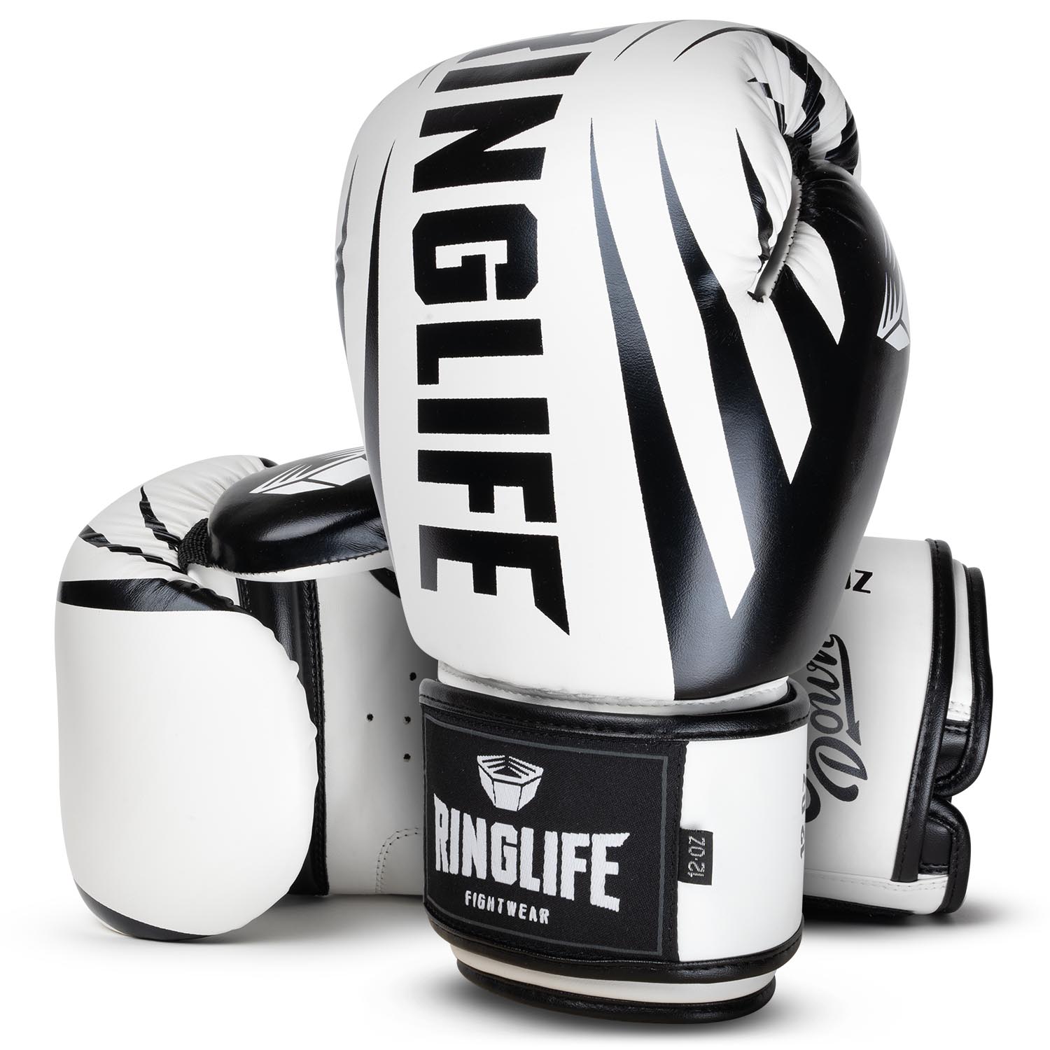 RINGLIFE Boxing Gloves - No.1 white-black