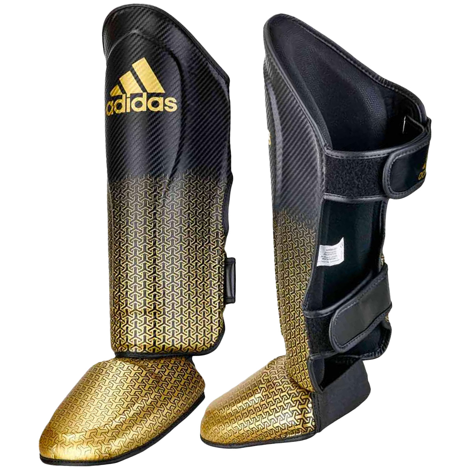adidas Shin Guards, Speed Thai, black-gold, XL
