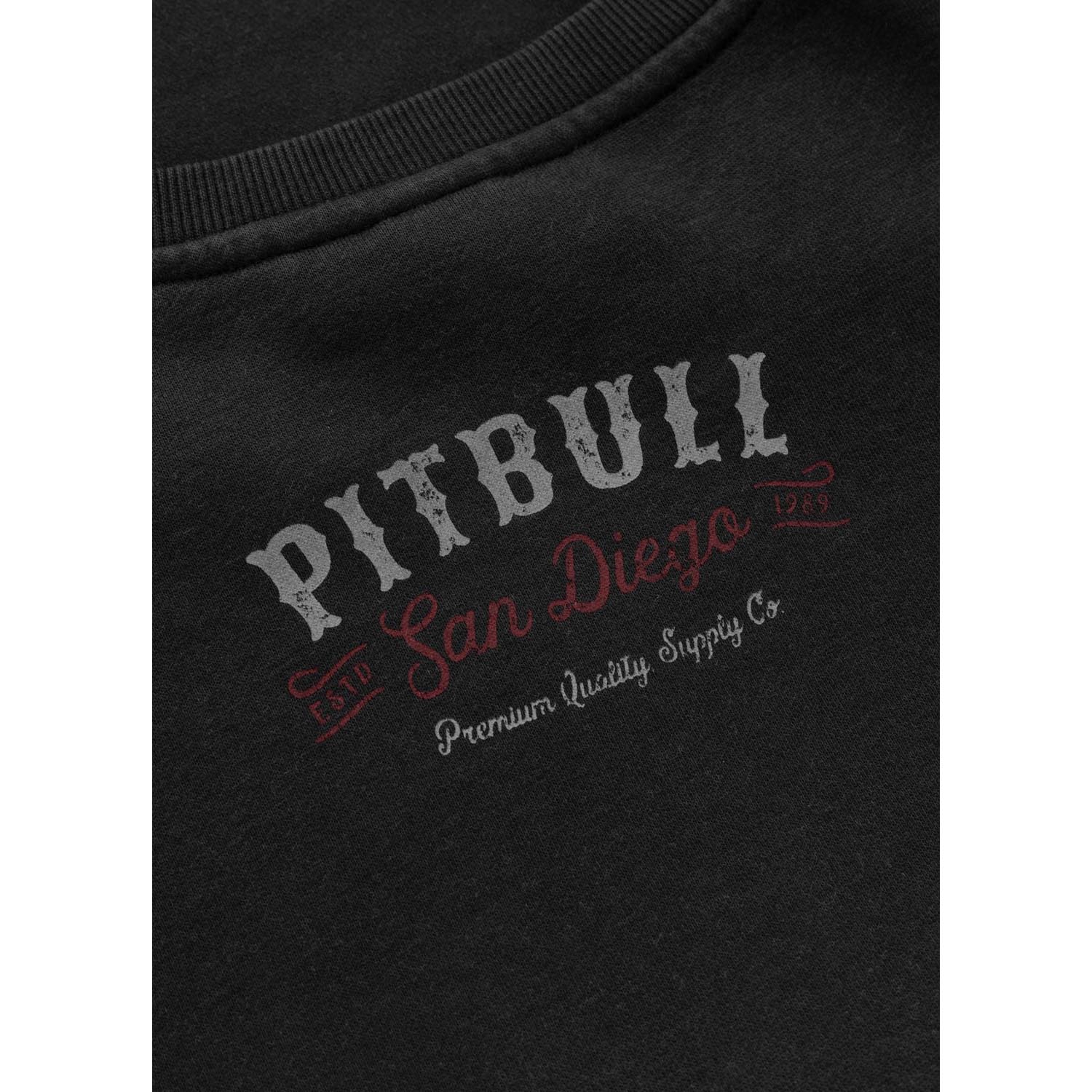 Pit Bull West Coast Pullover, Strength And Respect, grey, M