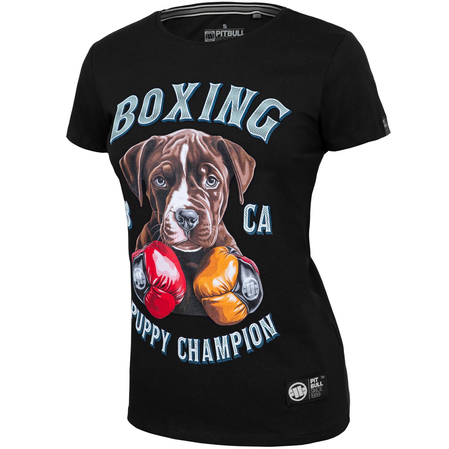 Pit Bull West Coast T-Shirt, Damen, Lil' Champ, schwarz, XS