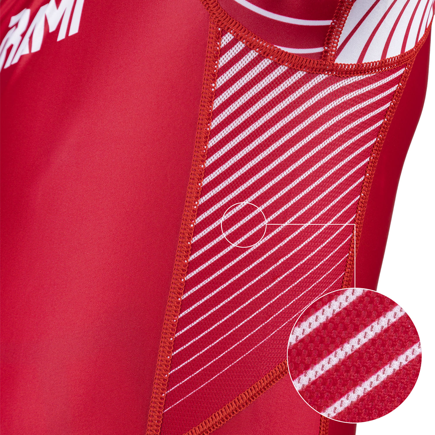 OKAMI Rashguard, S/S, Big Kanji, rot, M