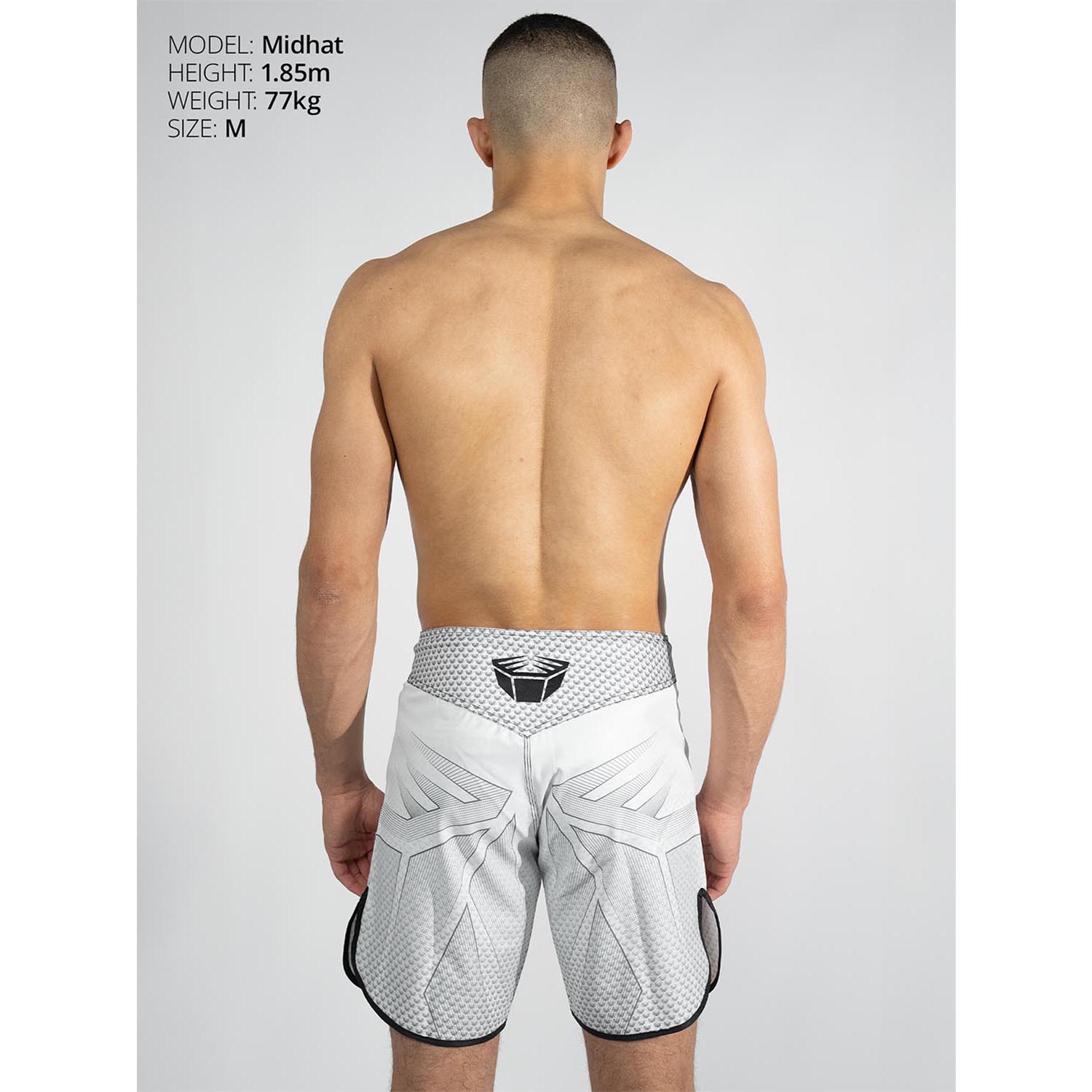 RINGLIFE MMA Shorts - Octaring 2.0 weiss-schwarz XS