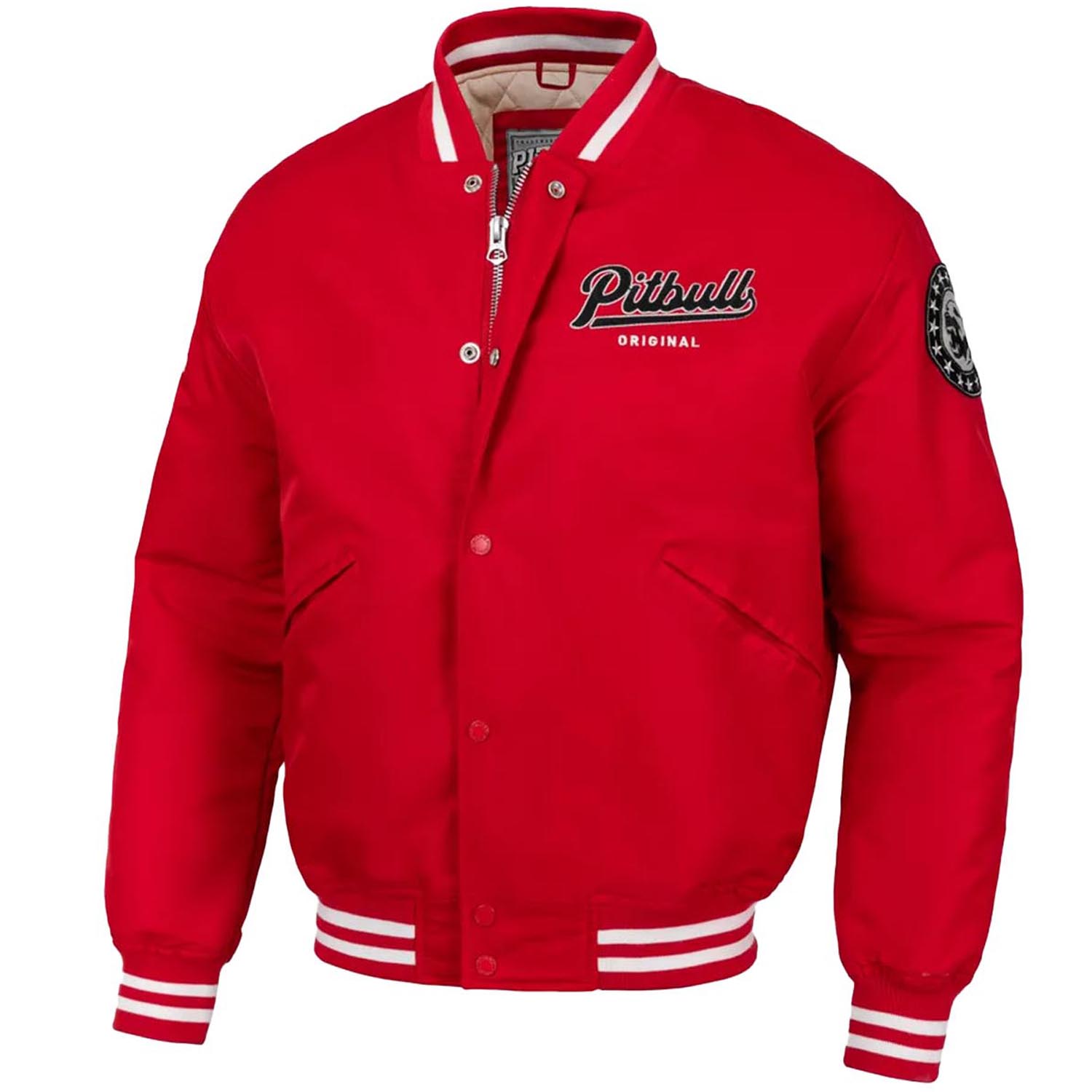 Pit Bull West Coast, Jacket, Seabridge Varsity, red, S