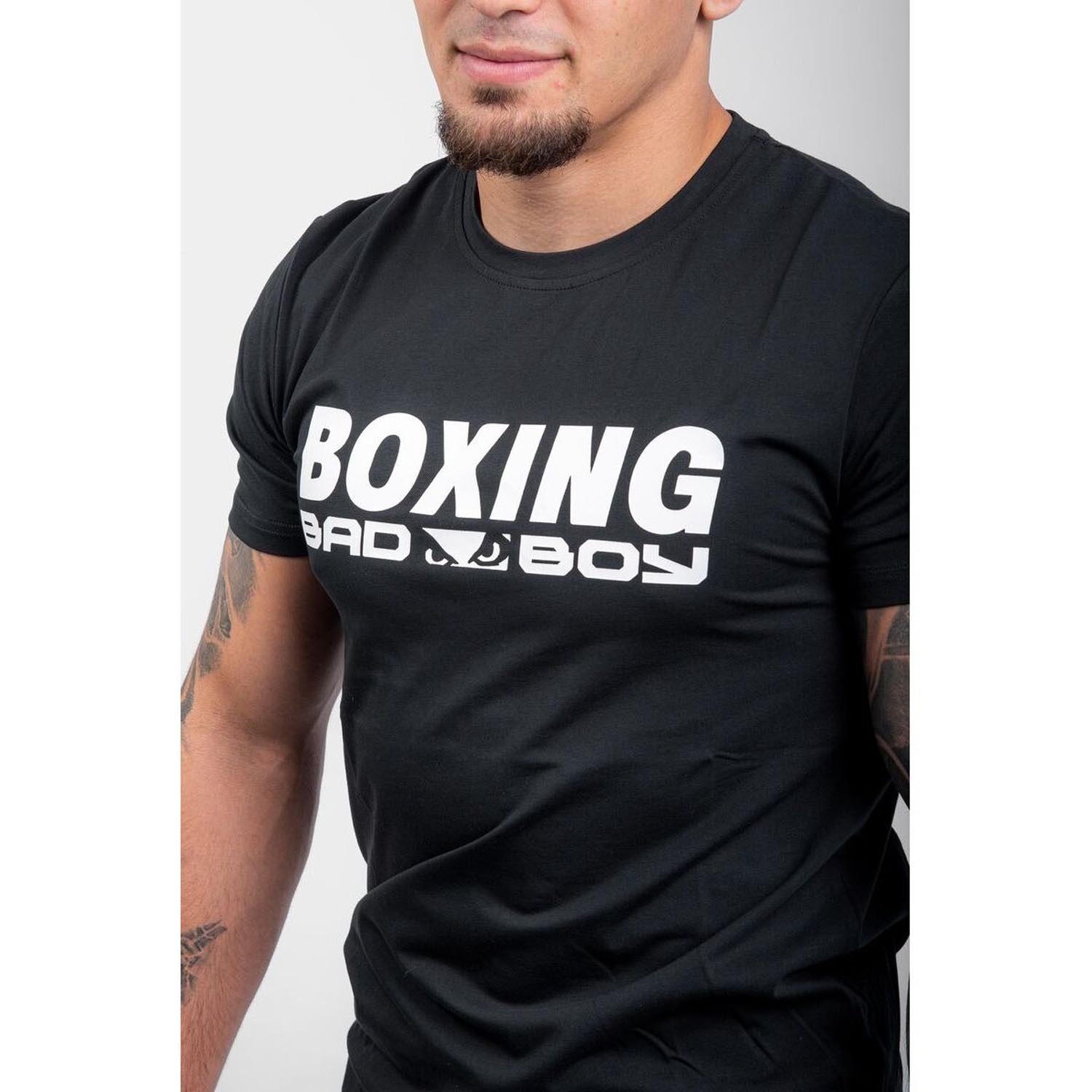 Bad Boy T-Shirt, Boxing, black-white