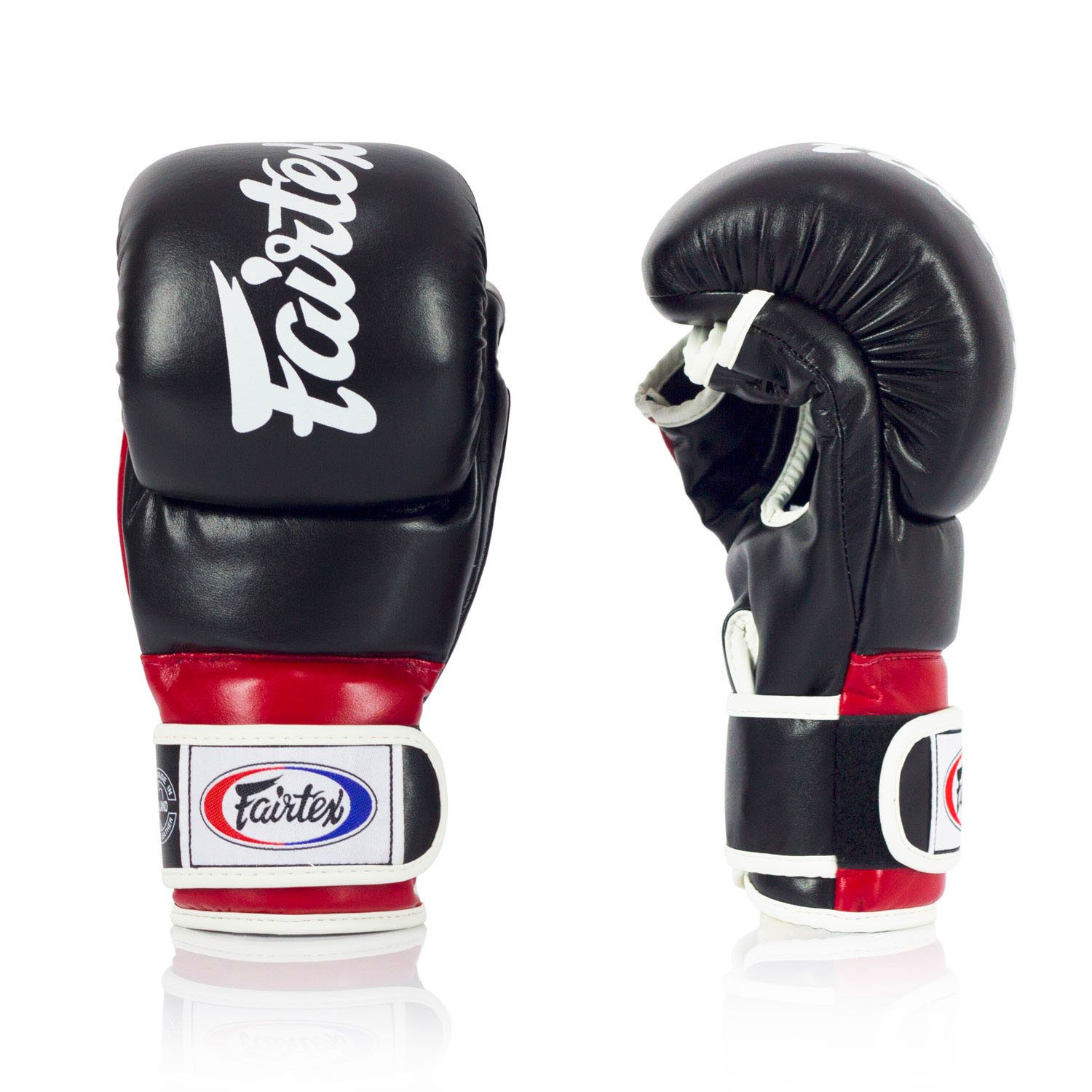 Fairtex MMA Sparring Handschuhe, FGV18, schwarz-rot-weiß, M