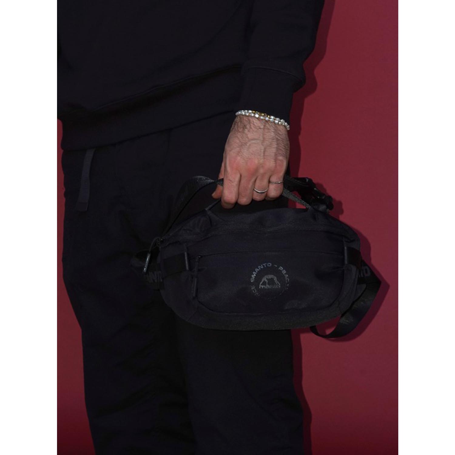 MANTO Waist bag, Circle, black