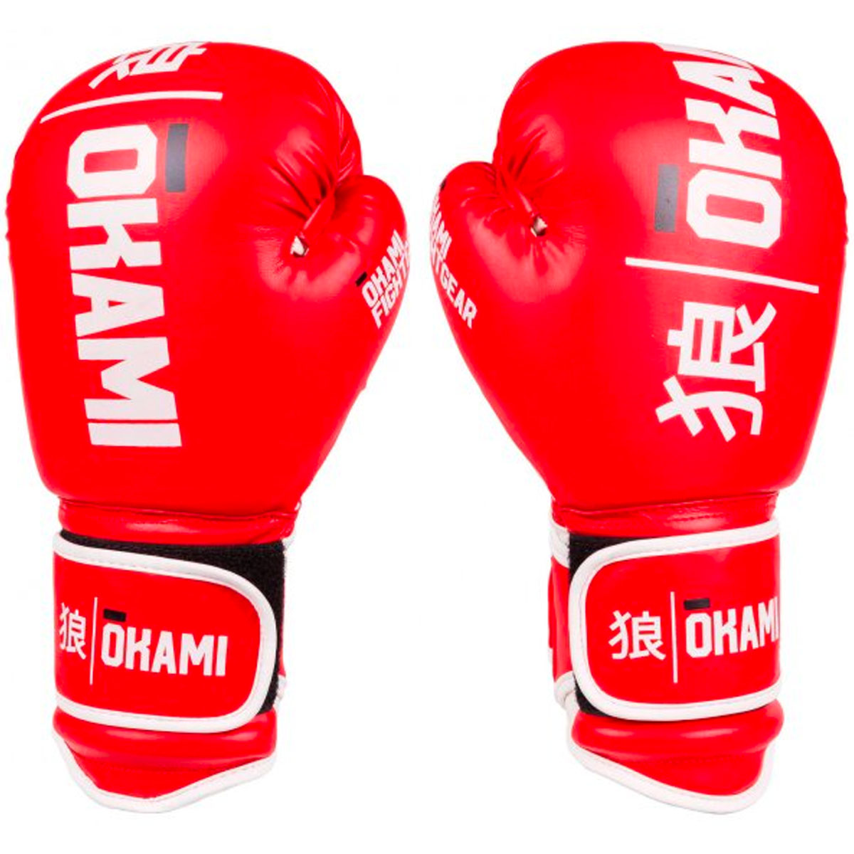 OKAMI Boxing Gloves, Red Rumble,16 Oz