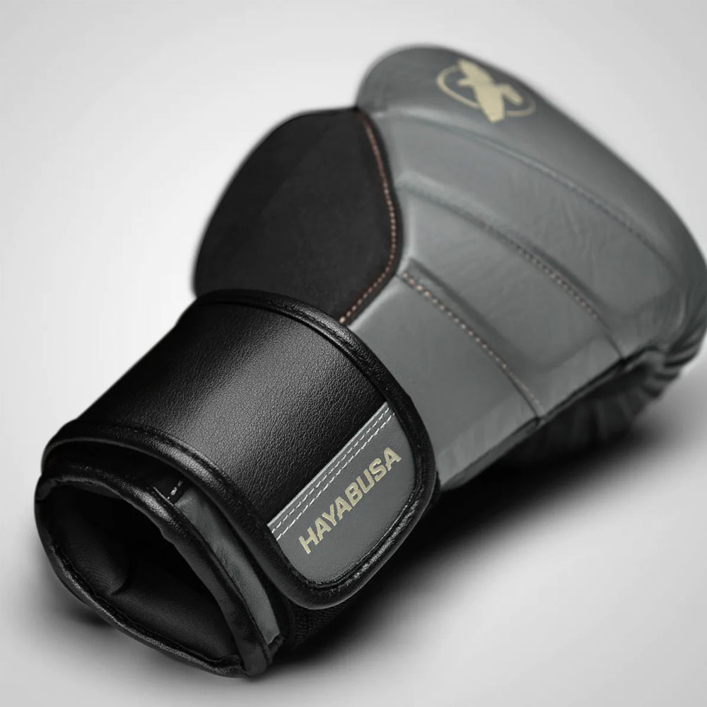 Hayabusa Boxhandschuhe, T3, dunkelgrau-schwarz, 12 Oz