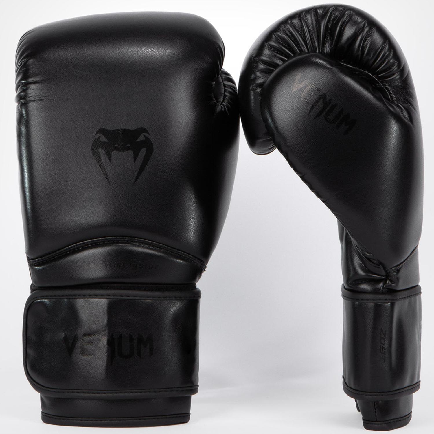 VENUM Boxing Gloves, Contender 1.5, black-black, 16 Oz