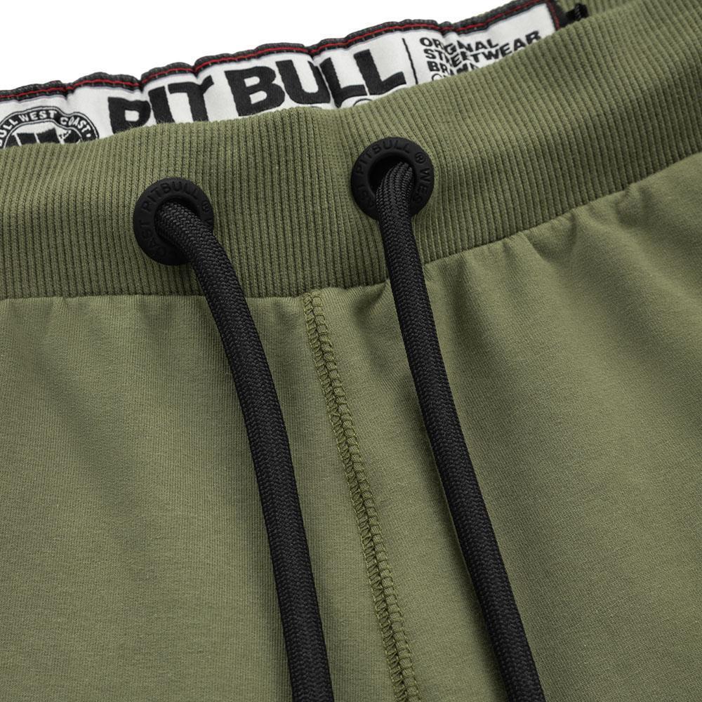 Pit Bull West Coast Trainingshorts, Small Logo F. Terry, olive, S