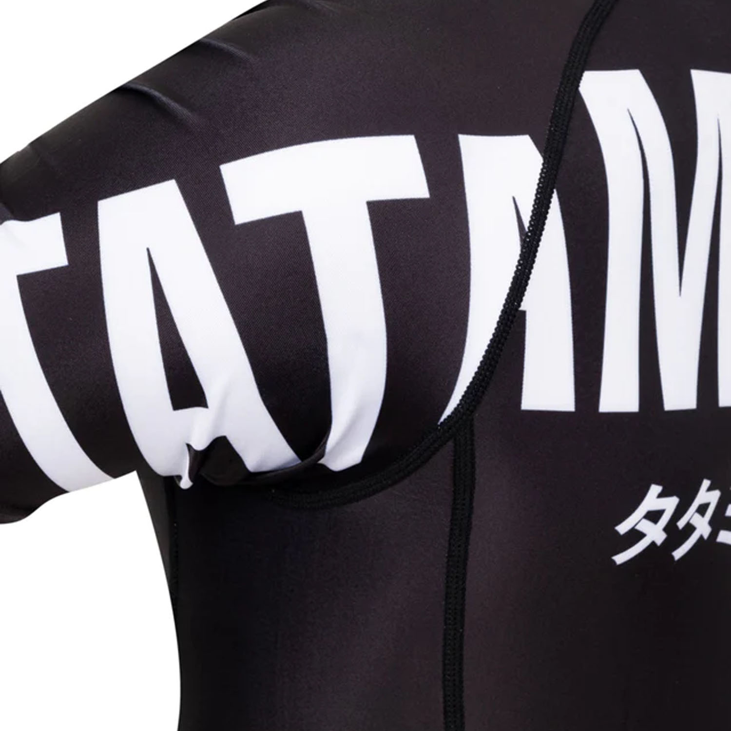 Tatami Rashguard, S/S, Impact, black-white, S
