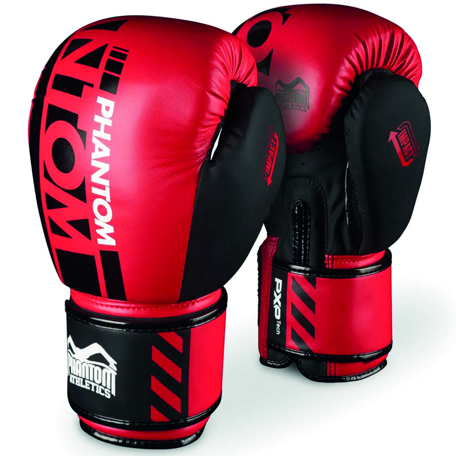 Phantom Athletics Boxing Gloves, Apex, red, 12 Oz