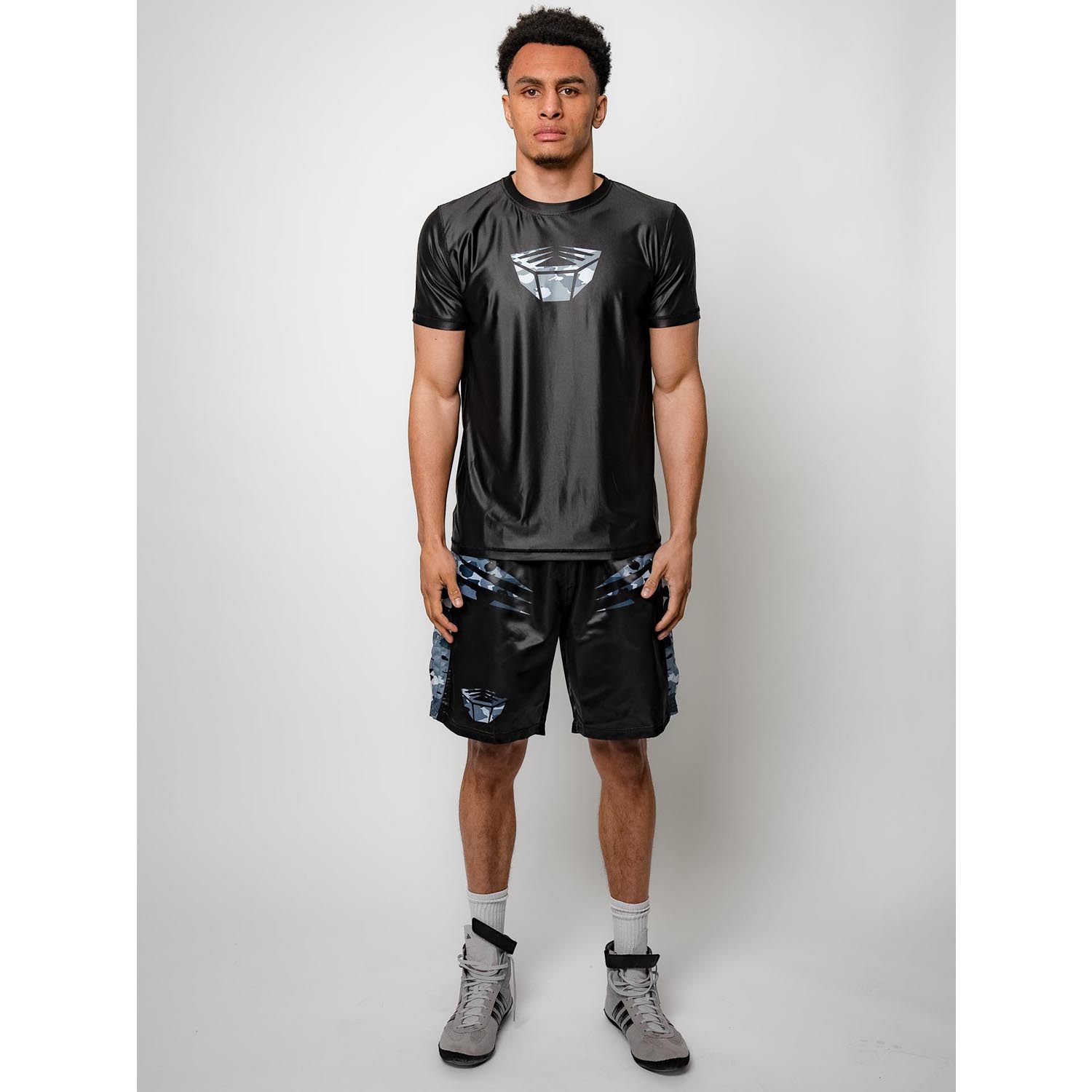 RINGLIFE Functional Shirt, Unit, black-grey camo, XXL