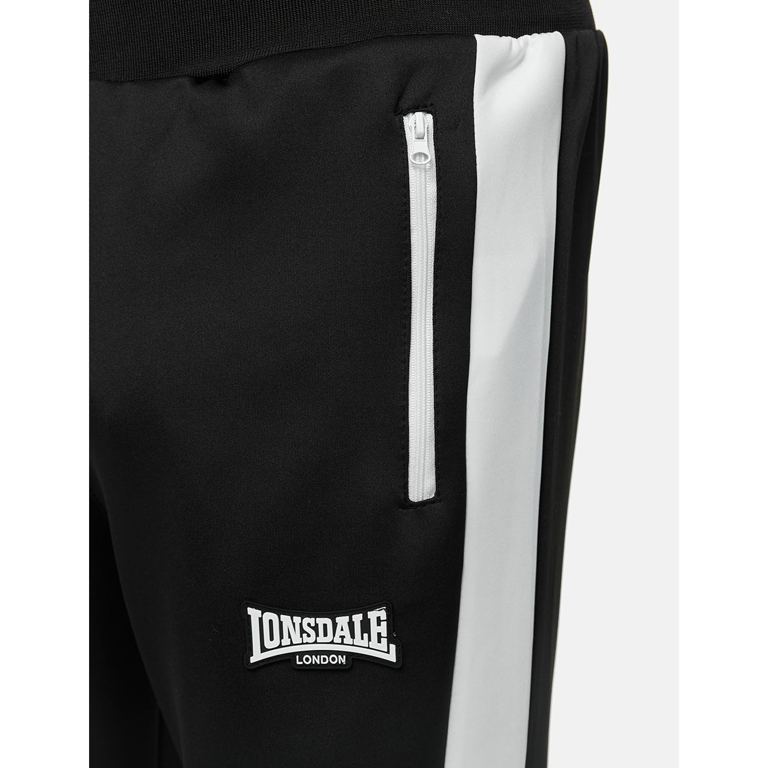 Lonsdale Tracksuit, Manhay, black-white XXXL
