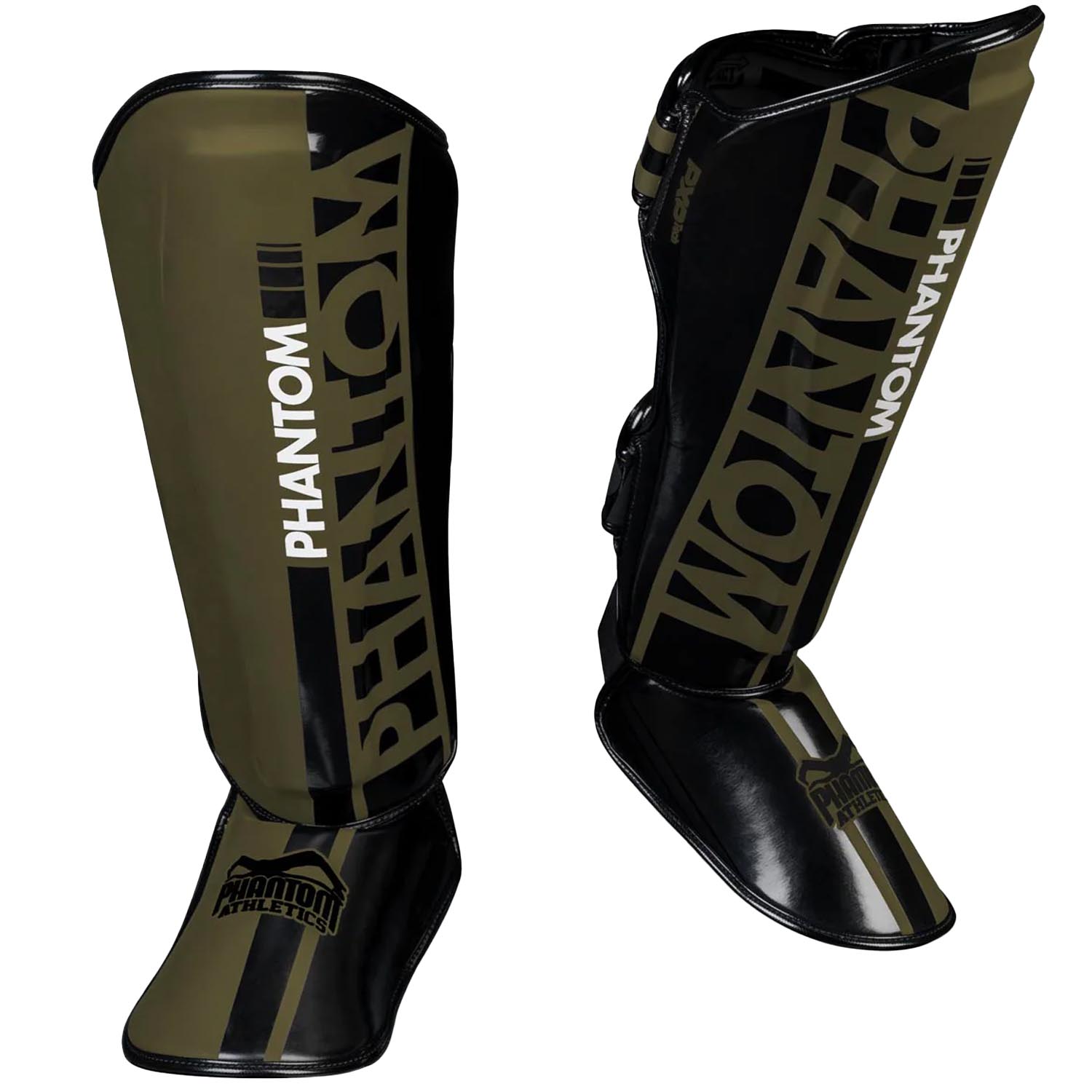 Phantom Athletics Shinguards, Apex, Striking, army, S/M
