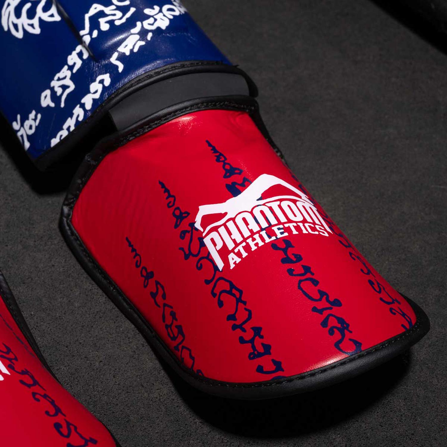 Phantom Athletics Shin Guard, Muay Thai, blue, S/M