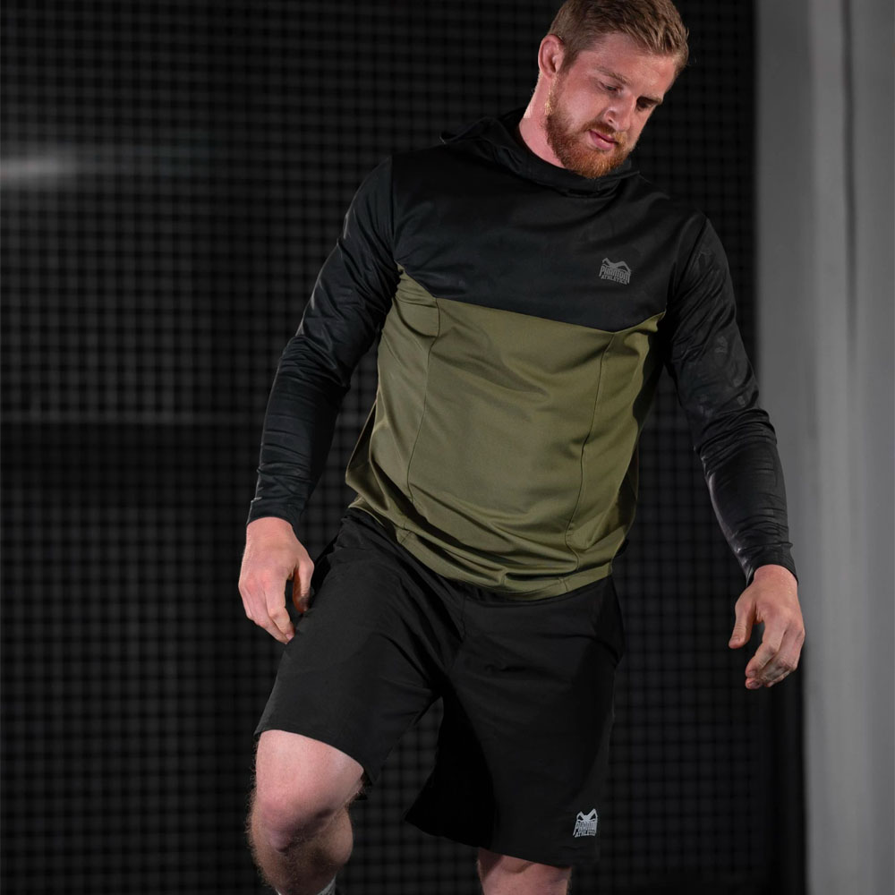 Phantom Athletics Hoody, Shadow, black-camo-olive, XL