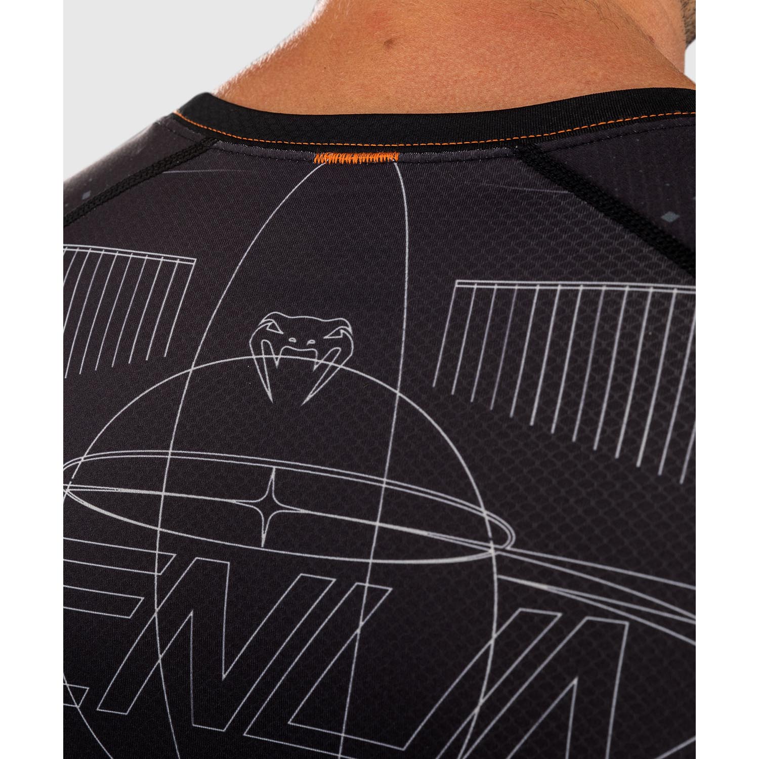 VENUM Rashguard, L/S, Eclipse, black-ivory, XXL