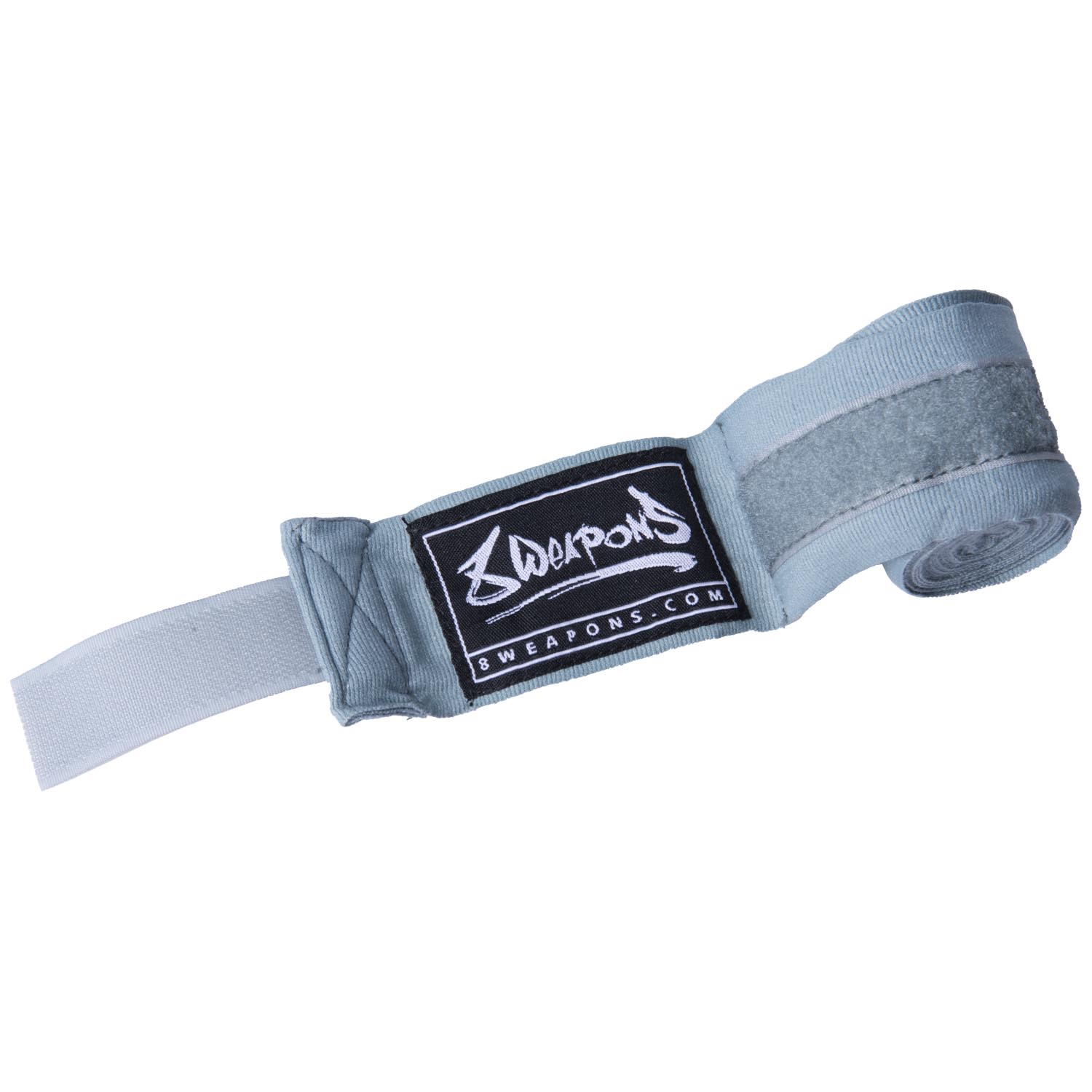 8 WEAPONS Hand Wraps, semi-elastic, 3,5 m, grey