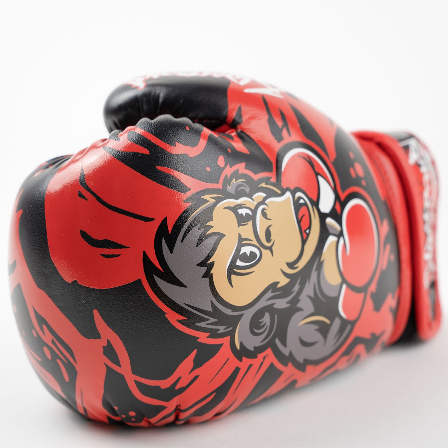 8 WEAPONS Boxhandschuhe, Kinder, Joe, schwarz-rot, 6 Oz