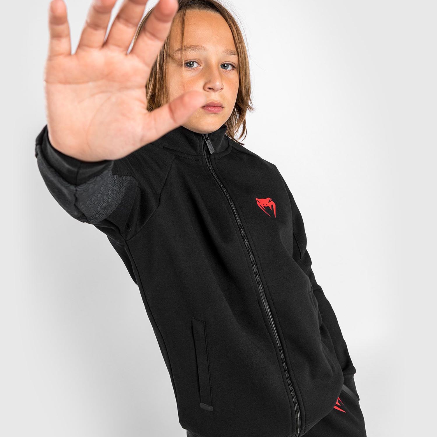 VENUM Training Jacket, Kids, Okinawa 3.0, black-red, 10 J