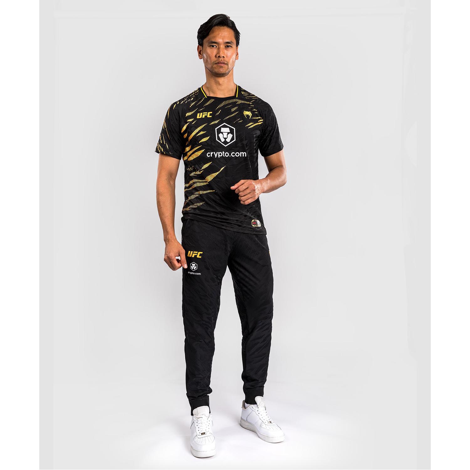 VENUM Dry Tech T-Shirt, UFC Fusion Authentic Fight Night Champion, black-gold, M