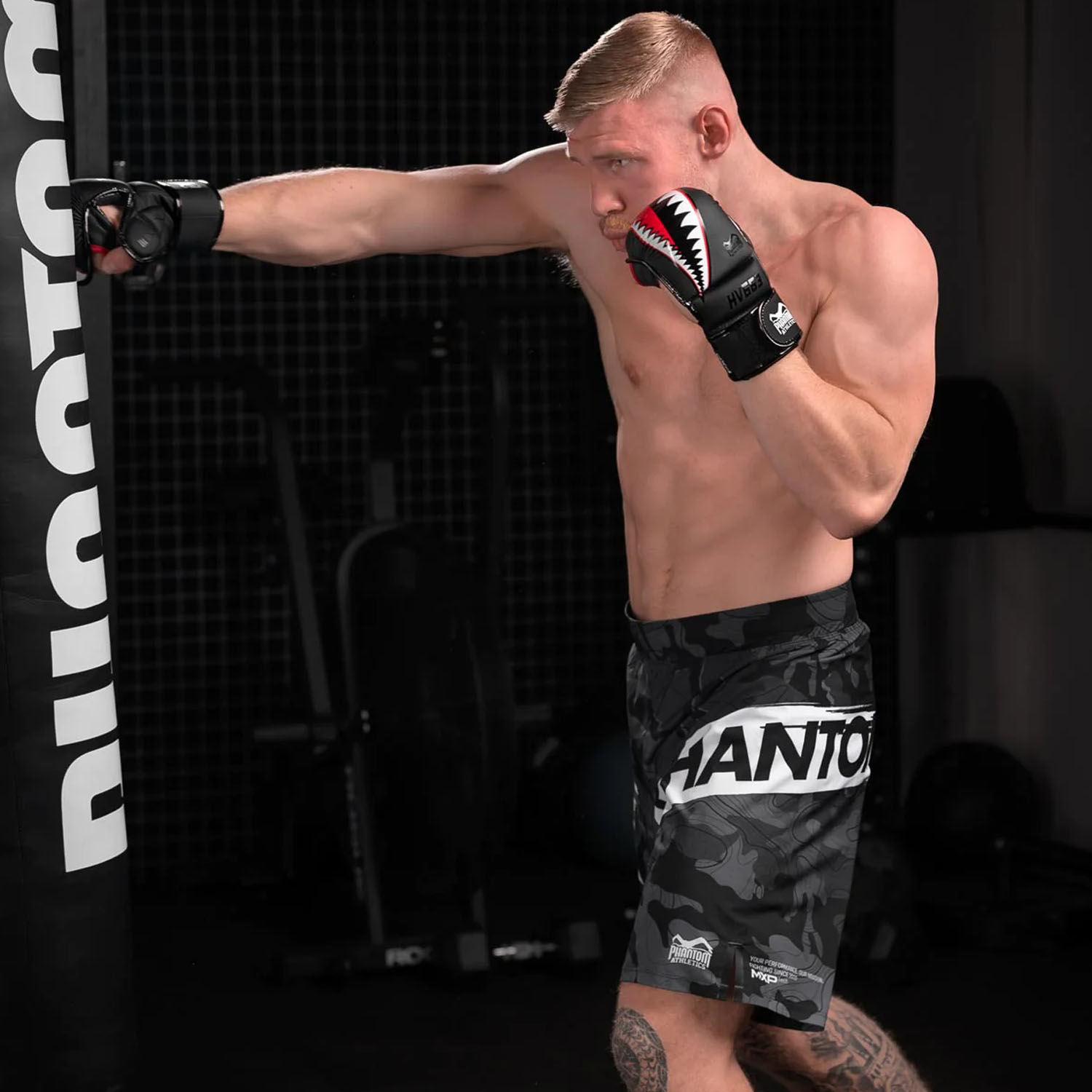 Phantom Athletics MMA Sparring Gloves, Fight Squad, black, S/M