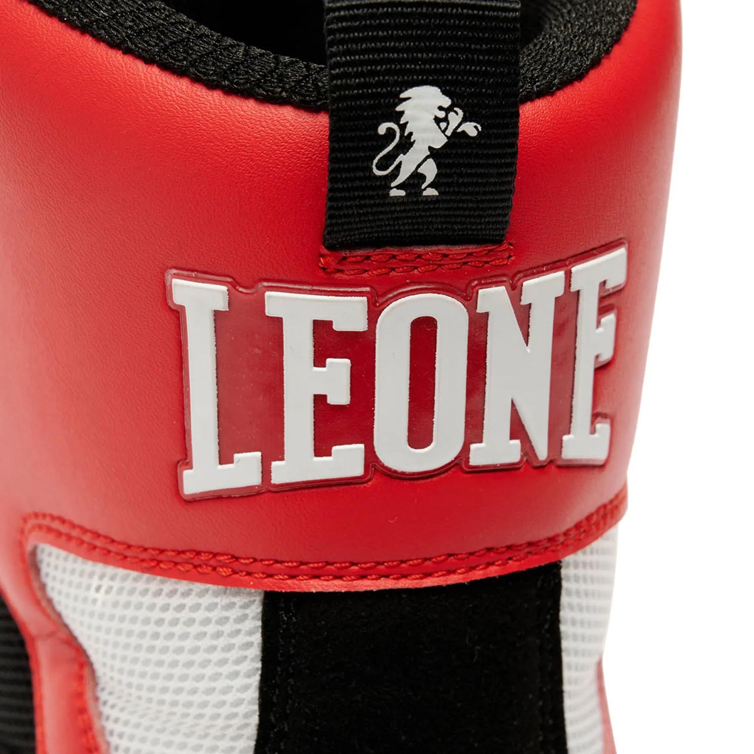 LEONE Boxing Shoes, Premium, red, 46