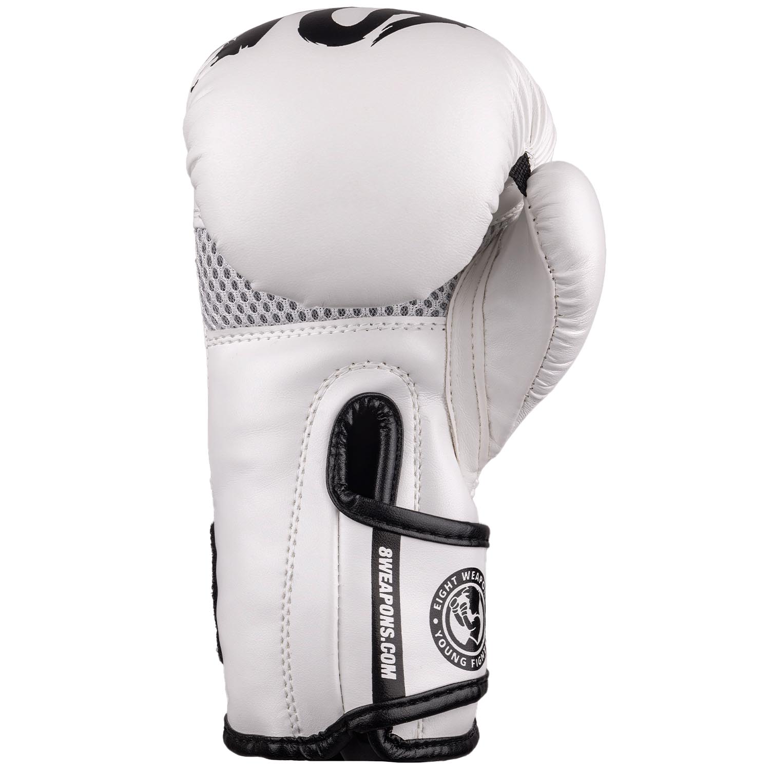 8 WEAPONS Boxing Gloves, Kids, Unlimited 2.0, white-black, 8 Oz