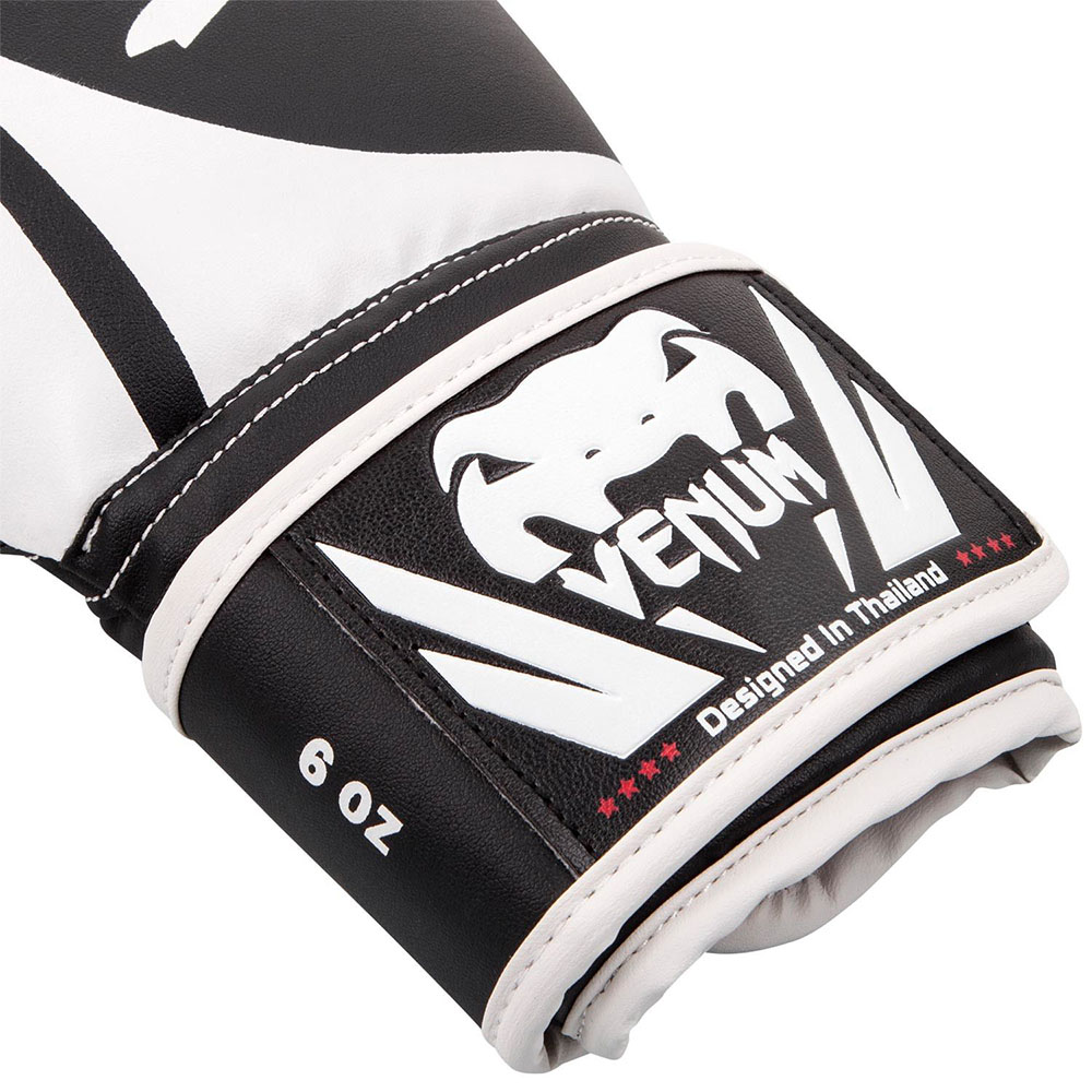 VENUM Boxing Gloves, Kids, Challenger 2.0, black-white, 4 Oz