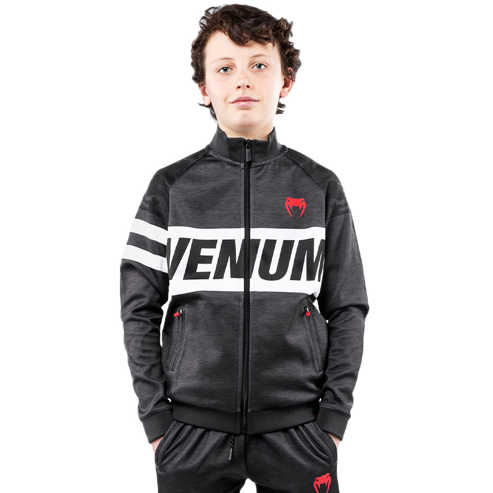 VENUM Training Jacket, Kids, Bandit, black-grey, 8 Y