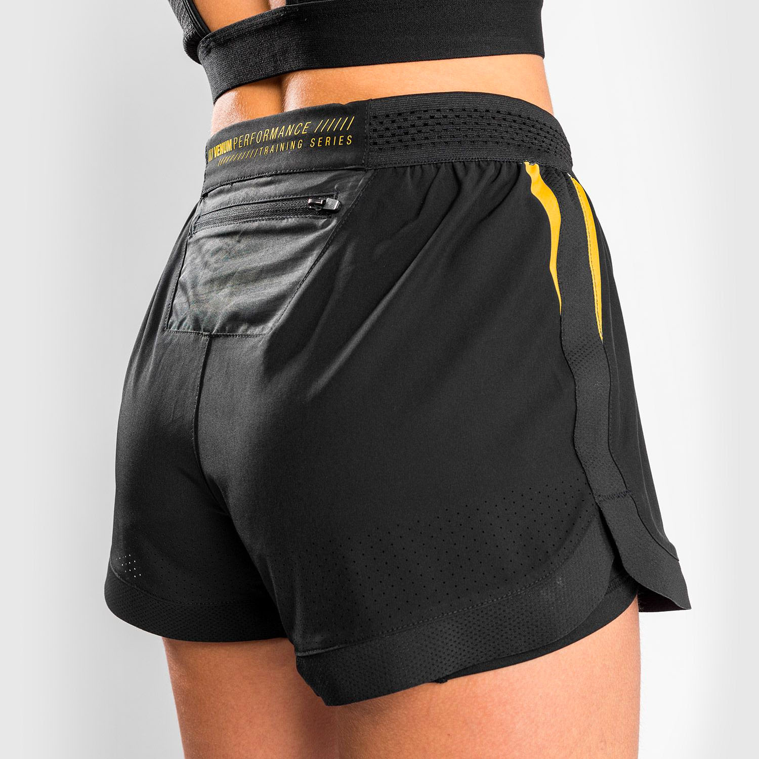 VENUM Training Shorts, Damen, Tempest 2.0, schwarz-gold, XS