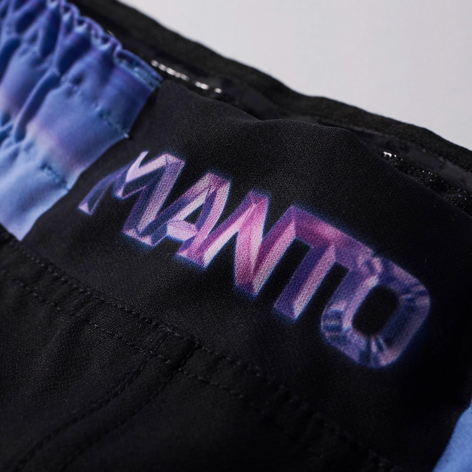 MANTO MMA Fight Shorts, Mirage, black, XXL