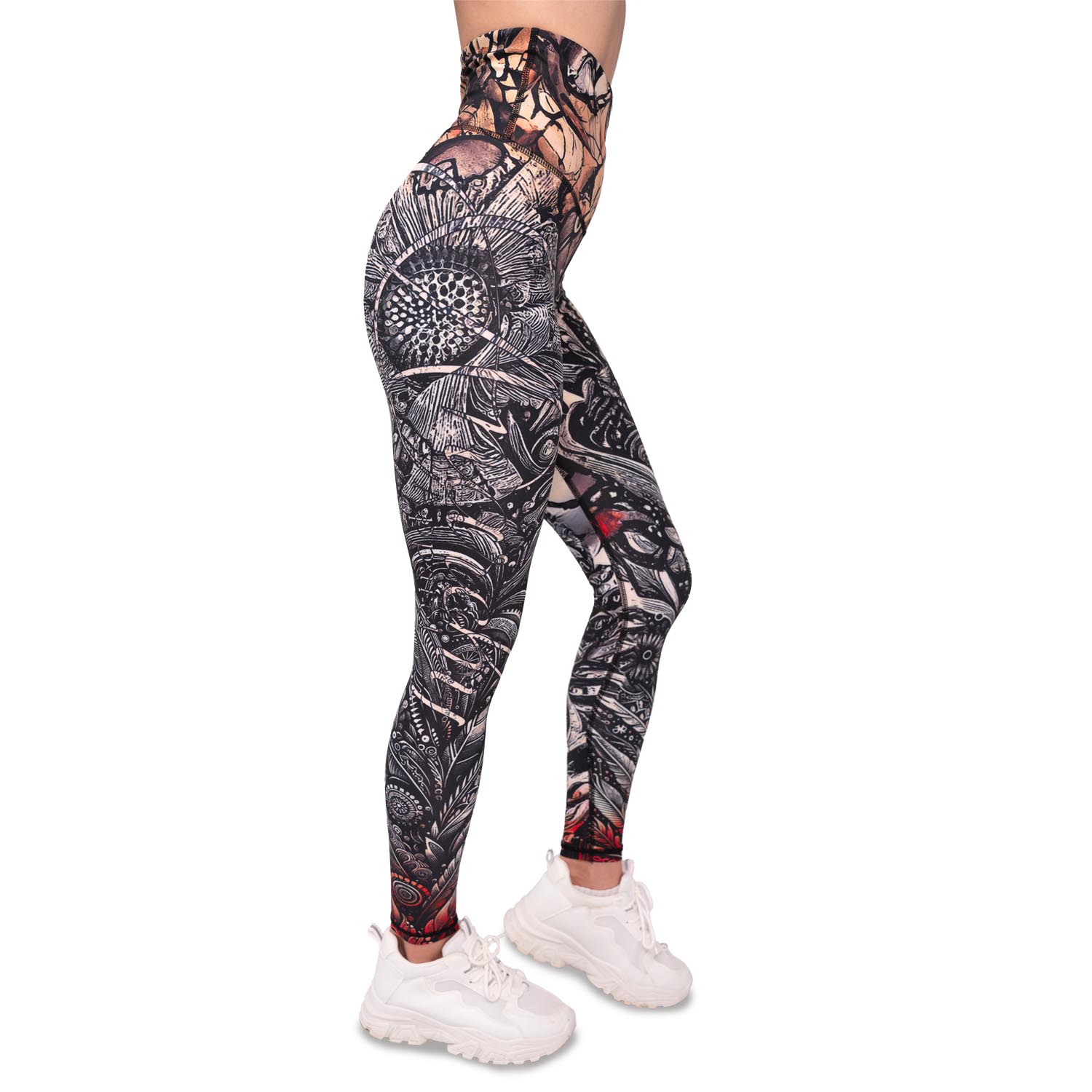 Anarchy Apparel Compression Leggings, Lunatique, M