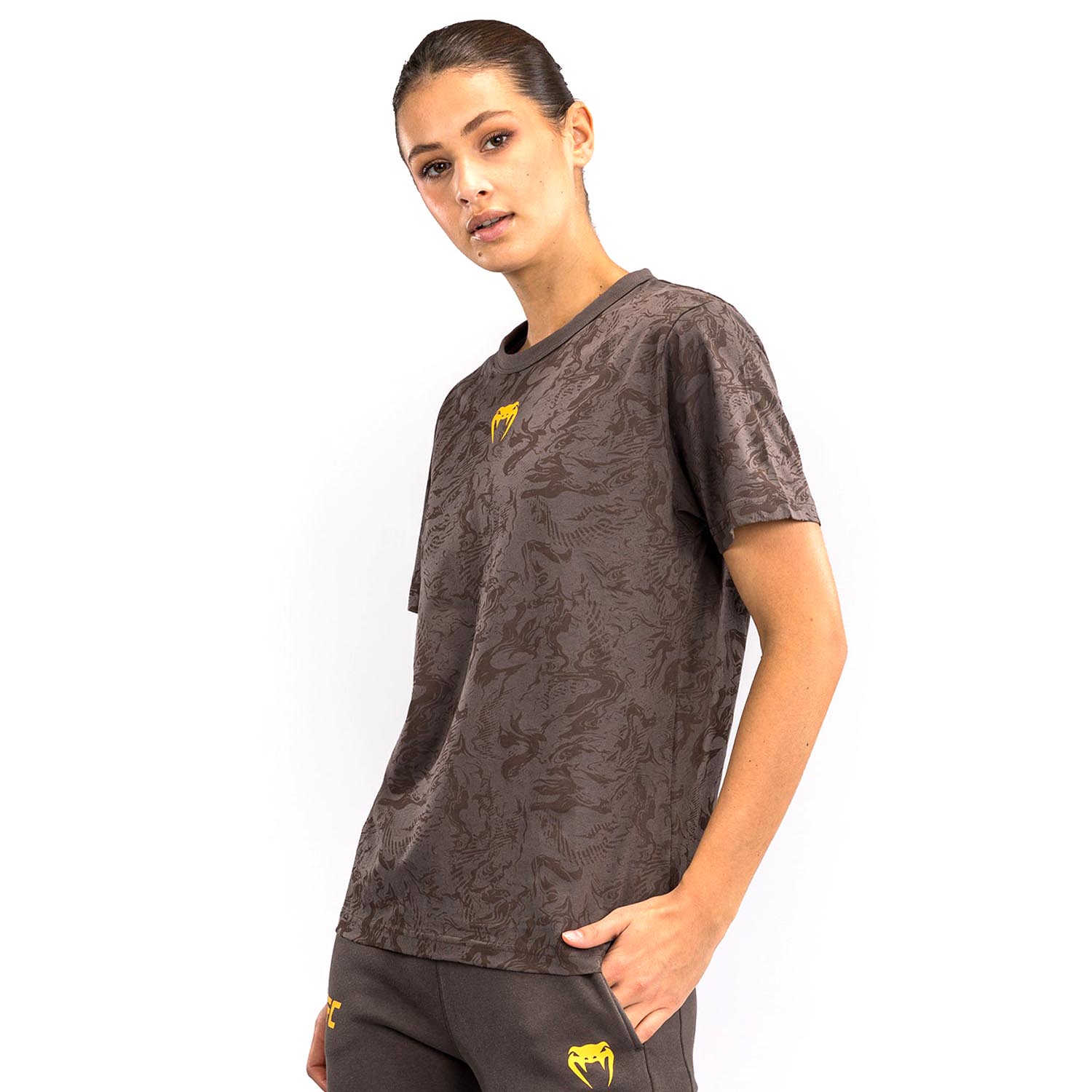VENUM T-Shirt, Damen, UFC Fusion Fight Week, braun, M