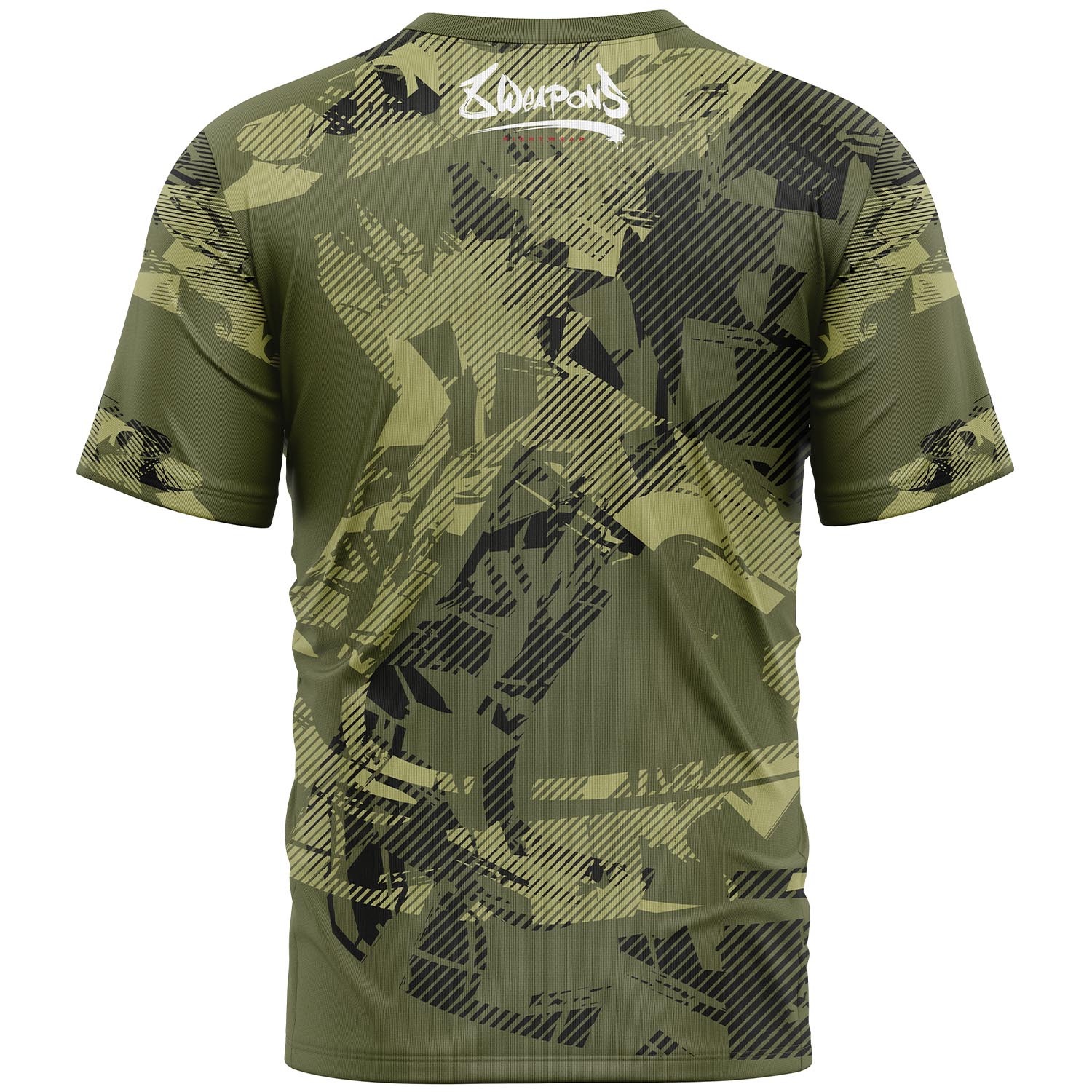 8 WEAPONS Functional T-Shirt, Hit 2.0, olive-schwarz, L