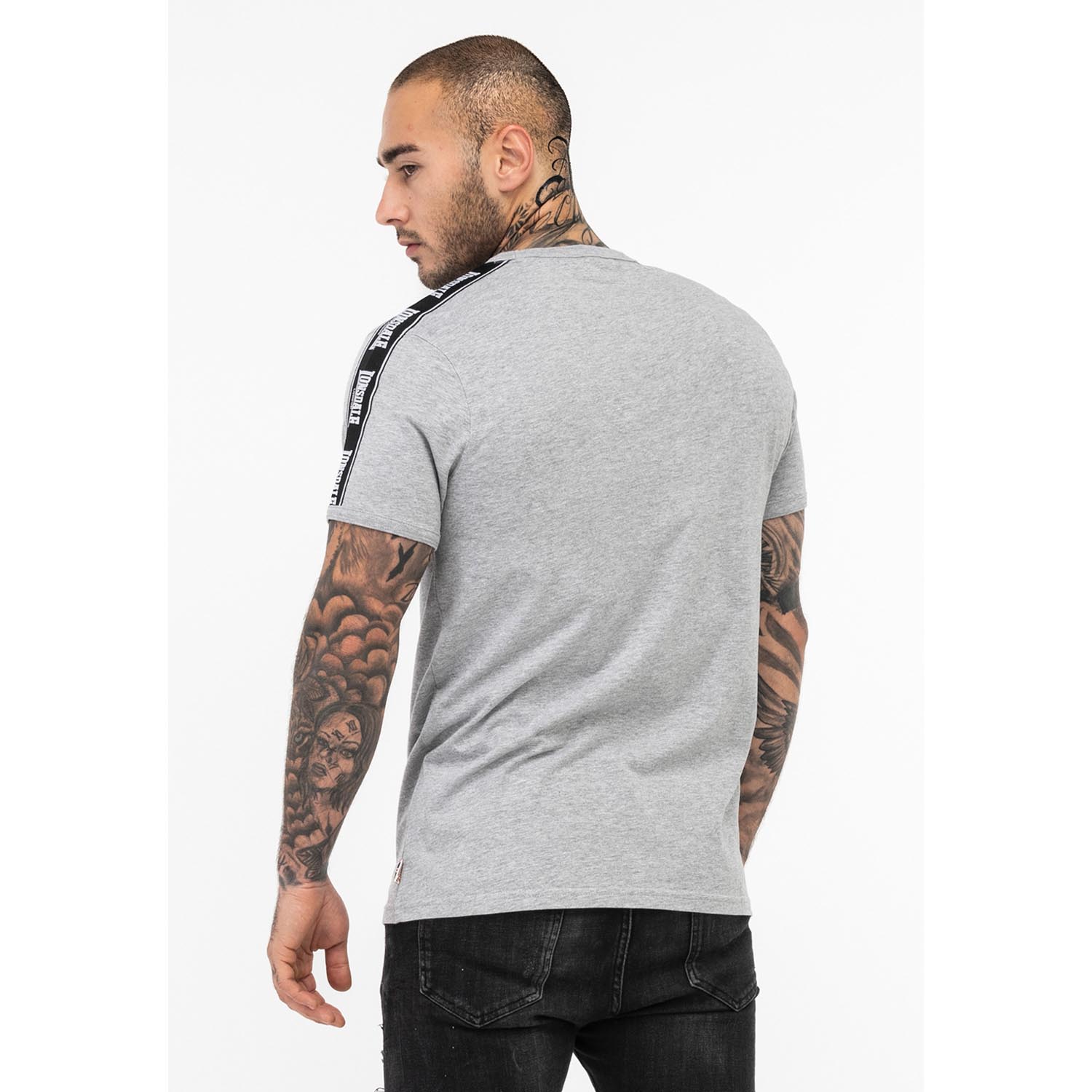 Lonsdale T-Shirt, Stour, grey, XL
