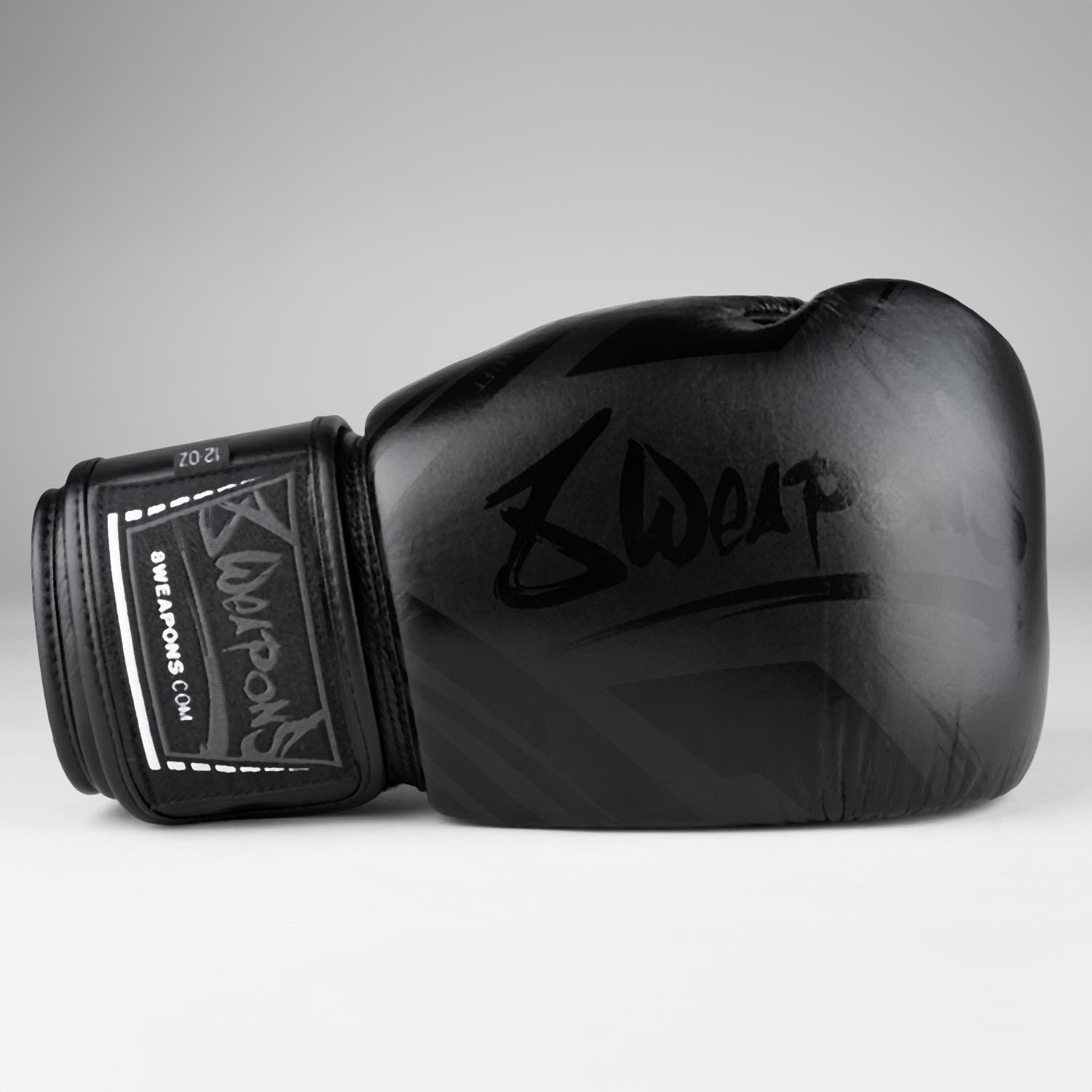 8 WEAPONS Boxing Gloves, Shift, black-matt, 16 Oz