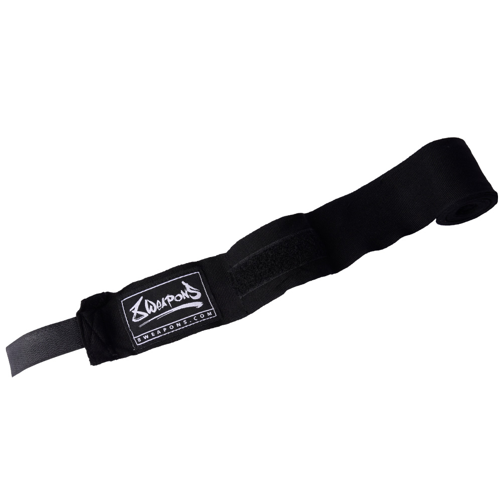 8 WEAPONS Hand Wraps, semi-elastic, 3.5 m, black