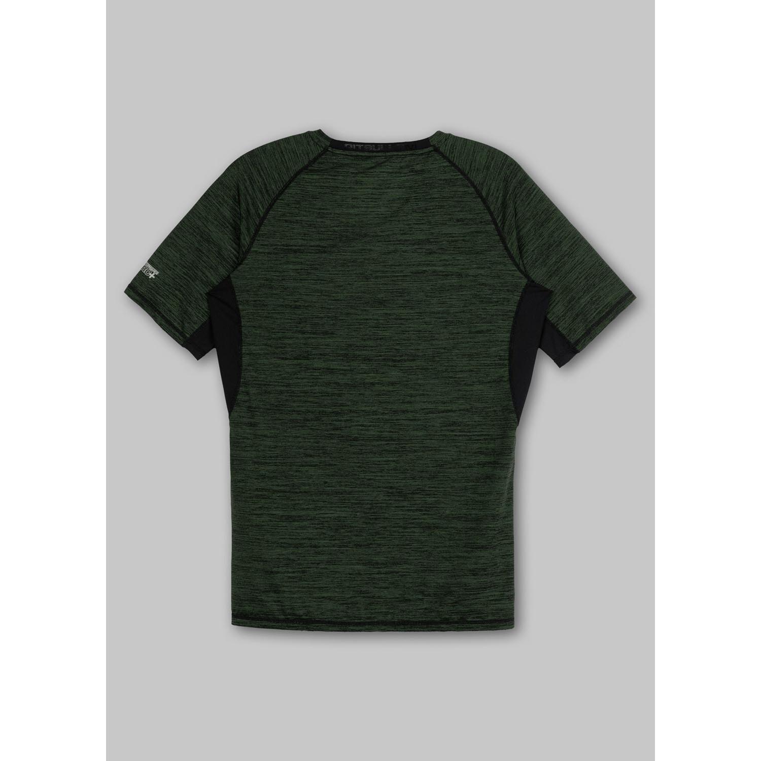 Pit Bull West Coast Rashguard, S/S, Performance Pro Plus, New Logo, olive, XXL