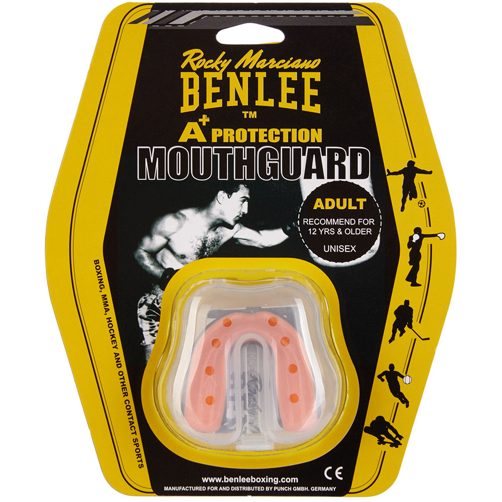 BENLEE Mouthguard, Kids, Breath, black-orange
