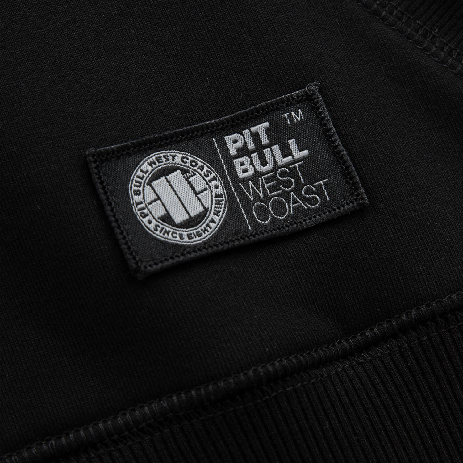 Pit Bull West Coast Hoody, Orange Dog, schwarz, S