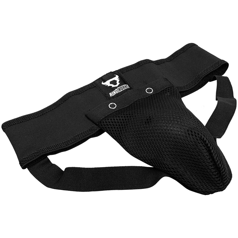 Ringhorns Groin Guard, Kids, Charger, black, 12 Y
