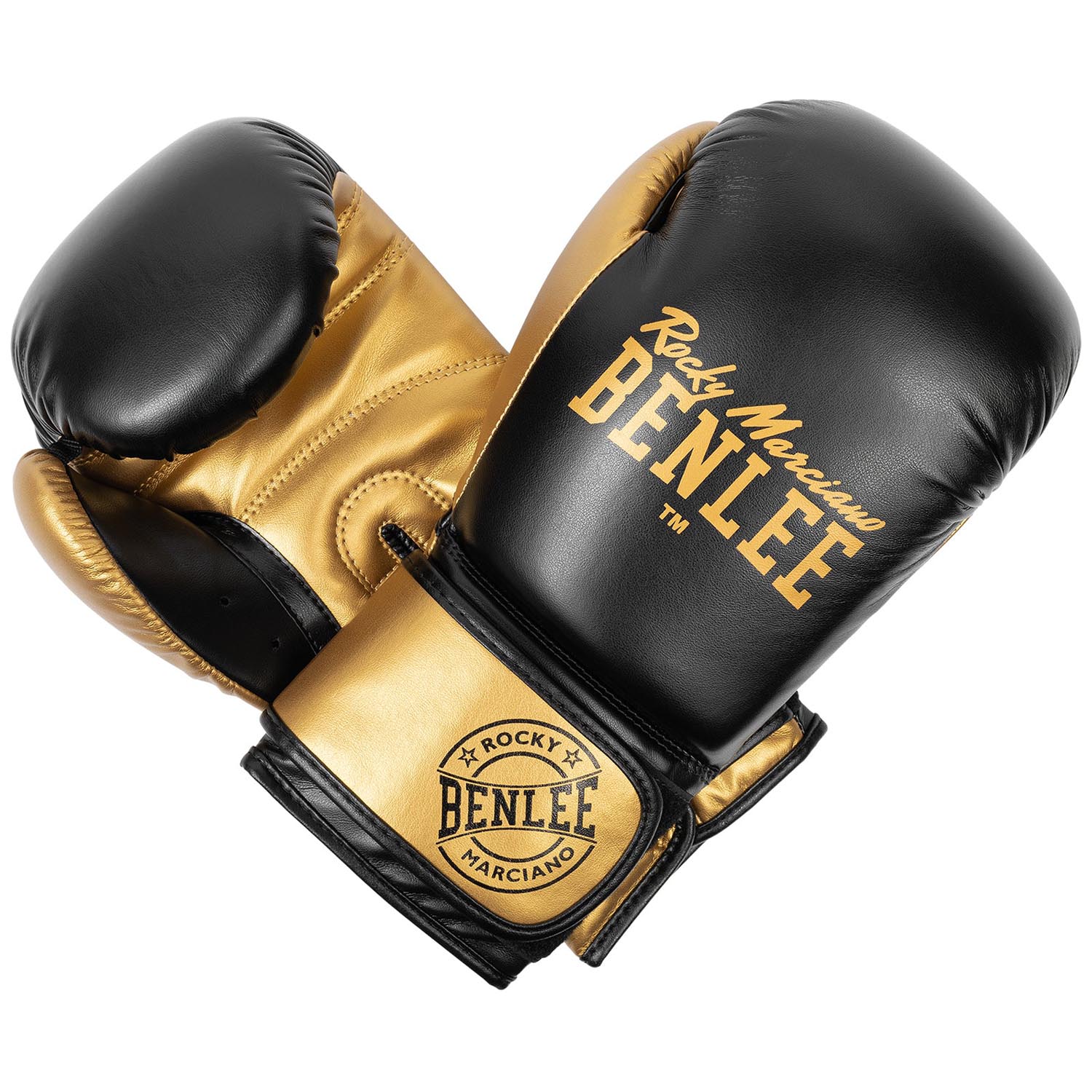 BENLEE Boxhandschuhe, Carlos, schwarz-gold, 12 Oz
