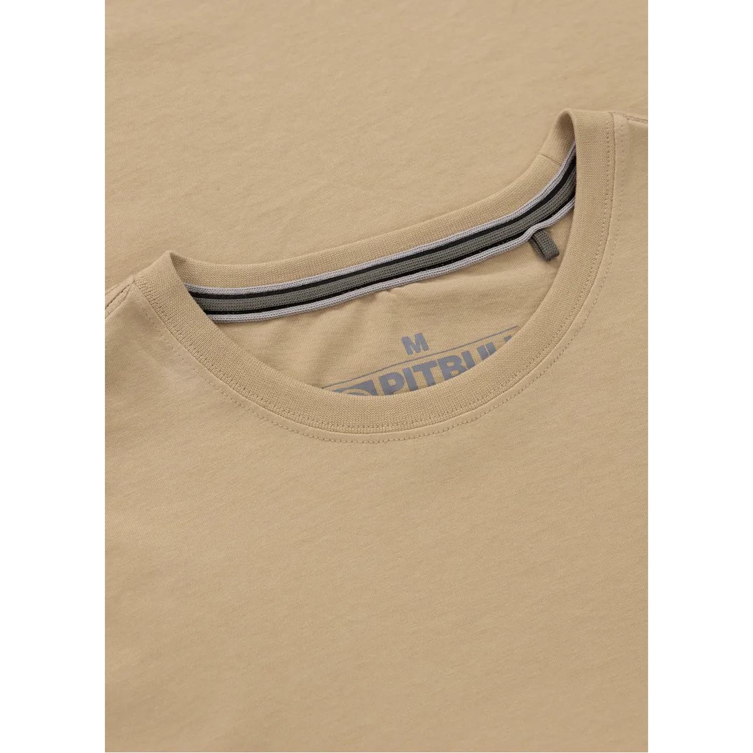 Pit Bull West Coast T-Shirt, Small Logo, sand, XXXL