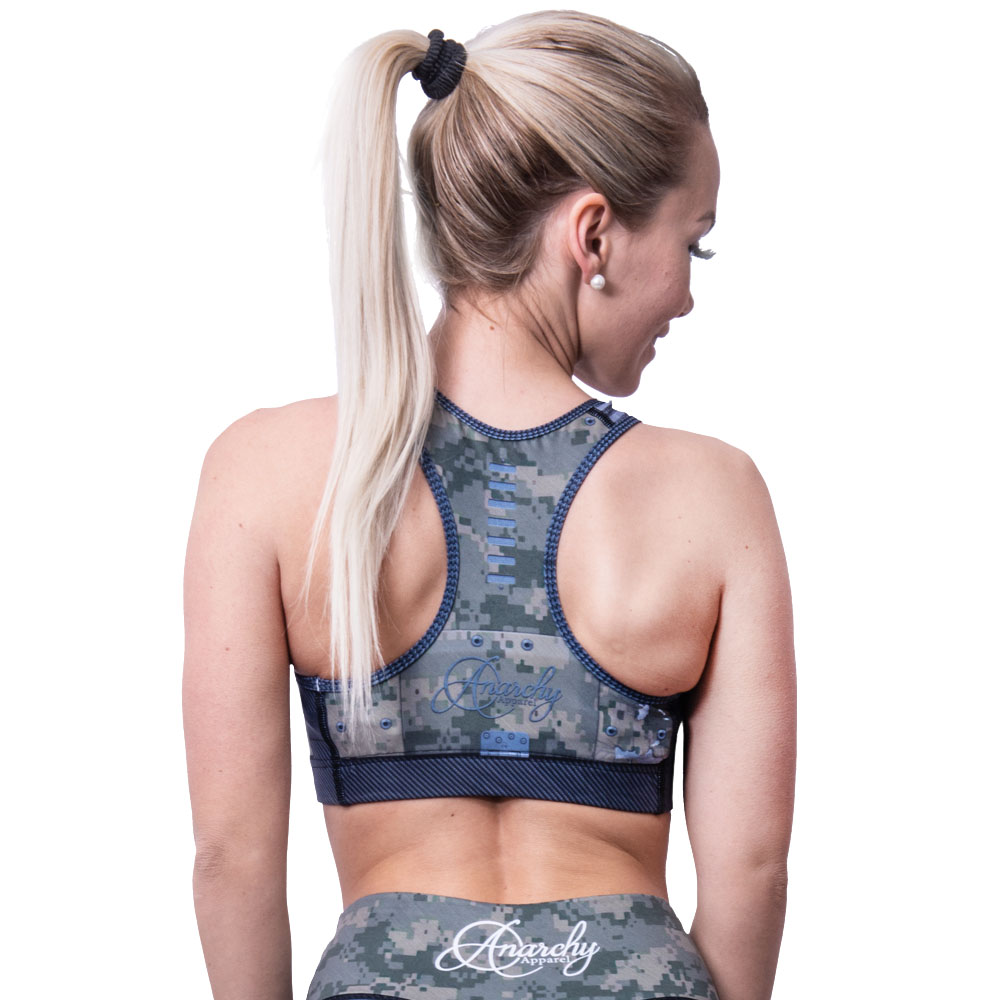 Anarchy Apparel Sports Bra, Stallone, XS